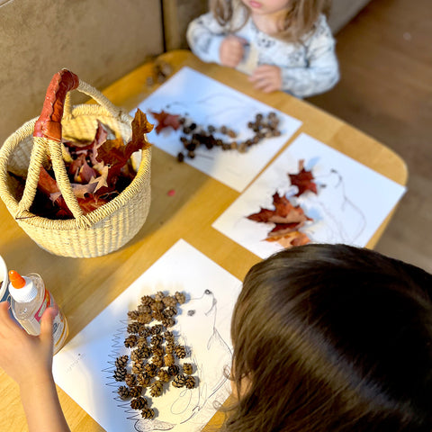 bricolage d'automne avec les enfants