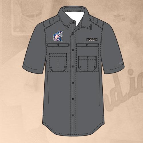 texas rangers columbia fishing shirt