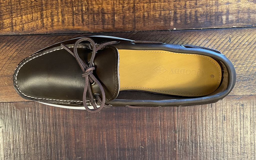 Men’s Canoe Shoe: Brown Pebble