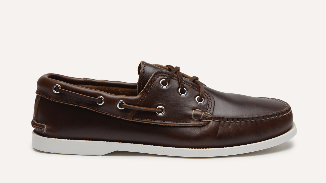 quoddy downeast leather boat shoes