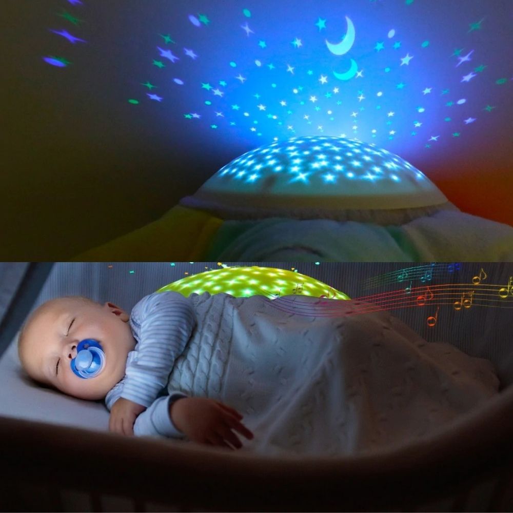 Veilleuse Bebe Projection Plafond Herisson En Peluche Mommieland