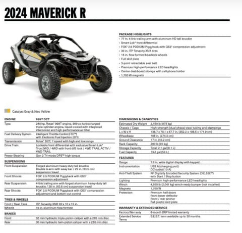 2024 Maverick R