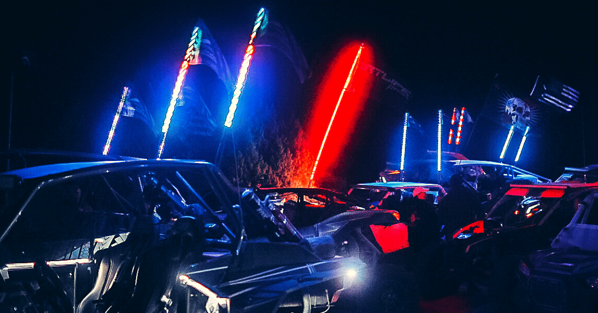 rock lights and whips