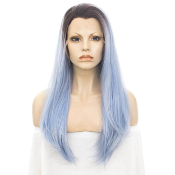 blue lace front wig uk