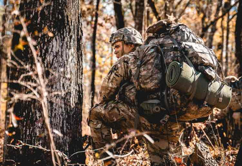 Ranger Student With a Huge Rucksack