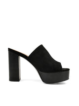 Edna Black Suede