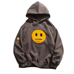 hoodie with smiley face