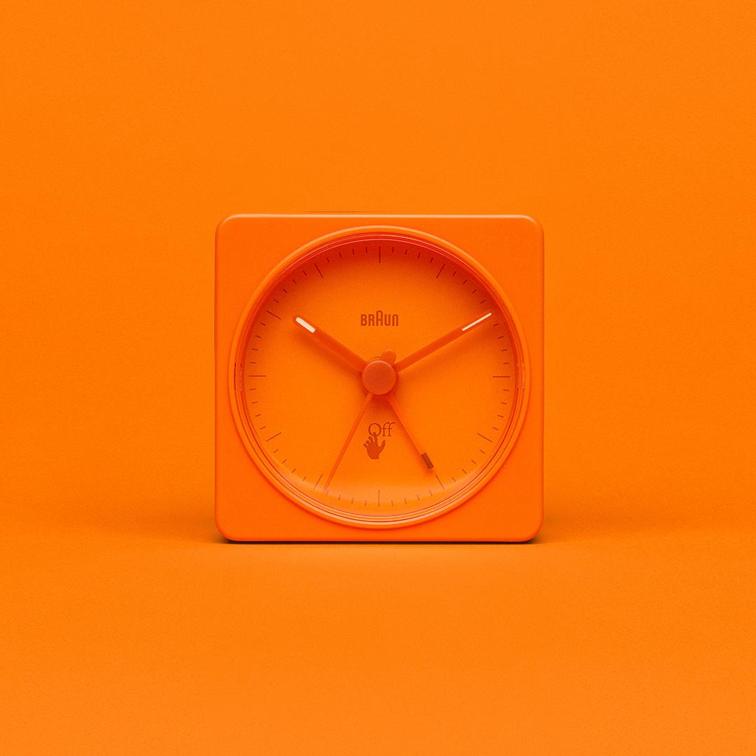 Virgil Abloh Braun Off-White Alarm Clock Orange pour femmes