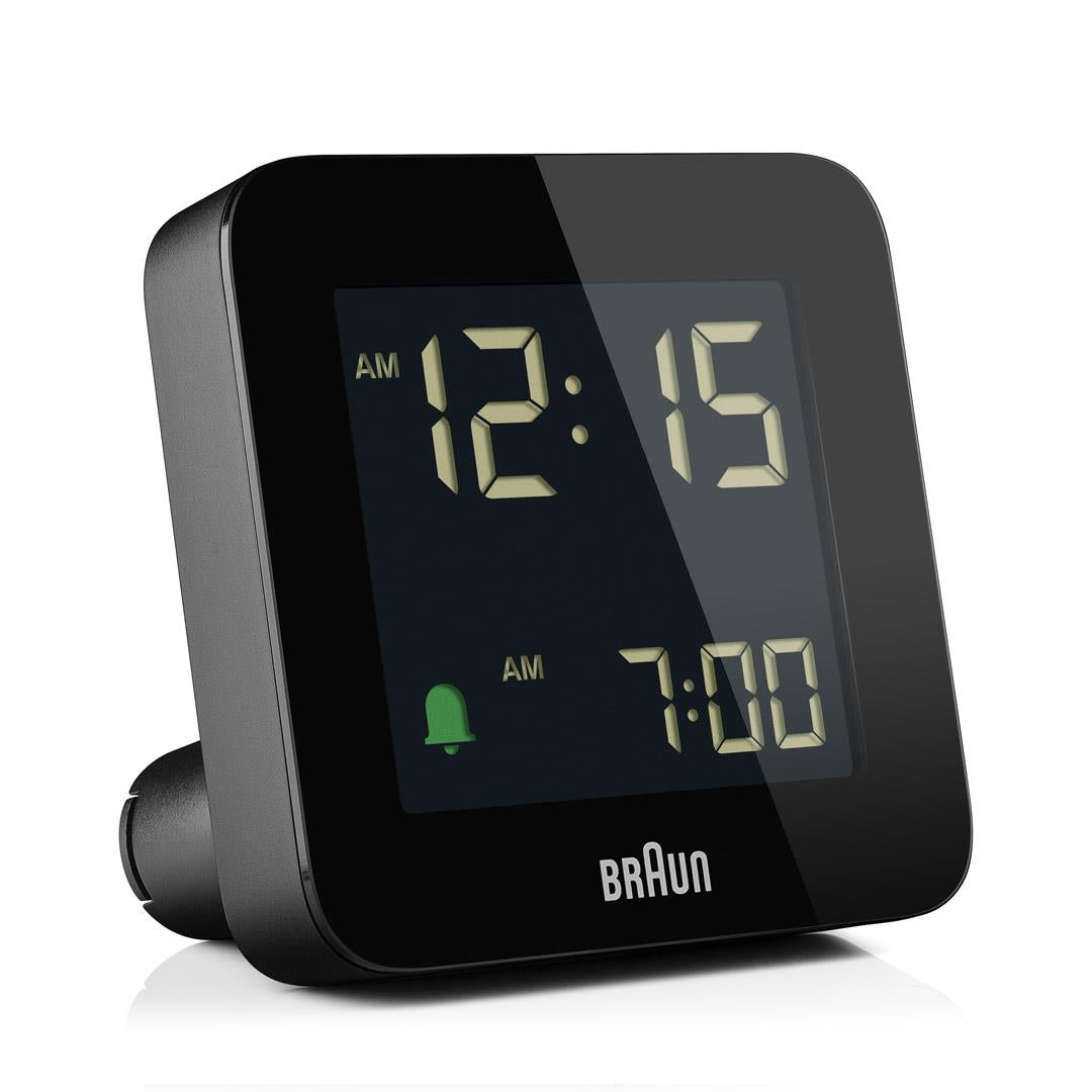 09 Braun Digital Alarm Clock Black Braun Clocks