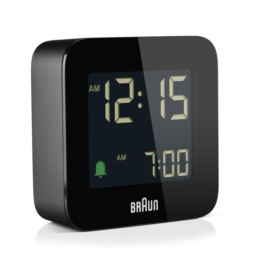 BC10 Braun Digital Alarm Clock - Black – Braun Clocks - US