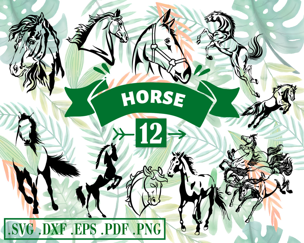 Horse Svg Horse Bundle Svg Horse Silhouette Horse Cut Files Ho Clipartic