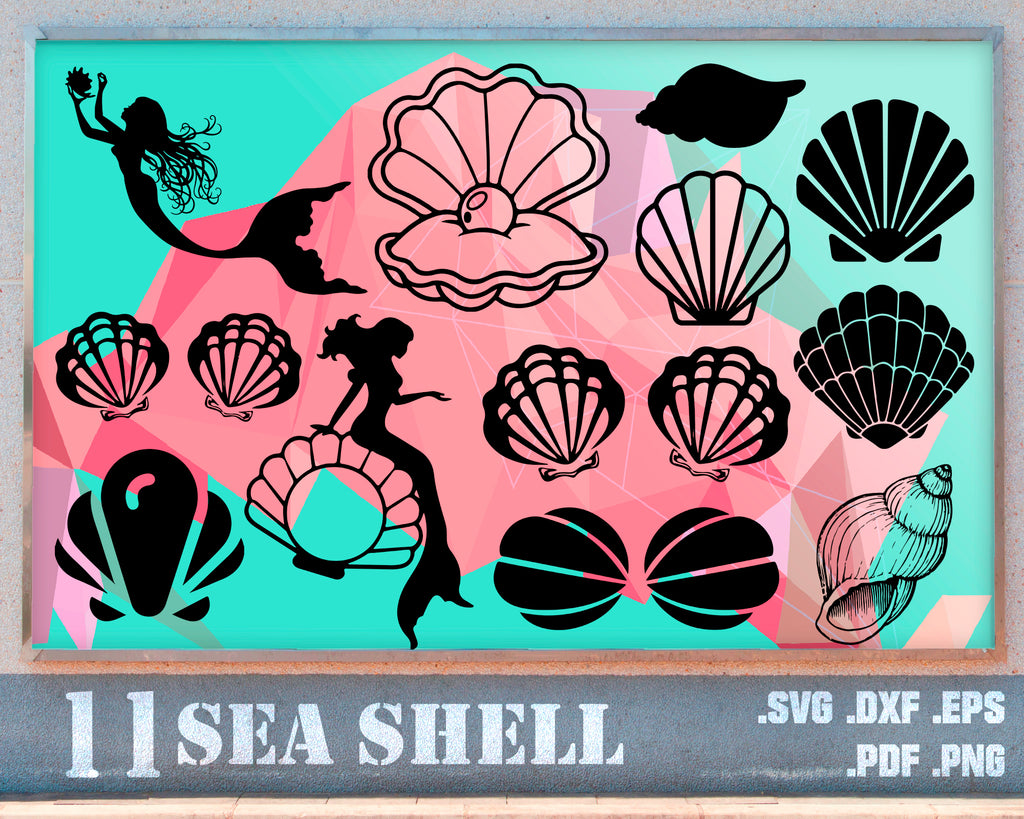 Free Free 305 Mermaid Shell Svg Free SVG PNG EPS DXF File