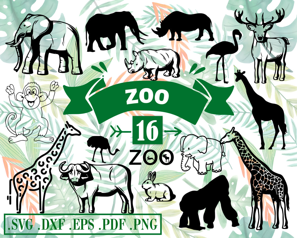 Download Zoo svg, Zoo animals svg bundle, zoo animals clipart, zoo svg, animals - Clipartic