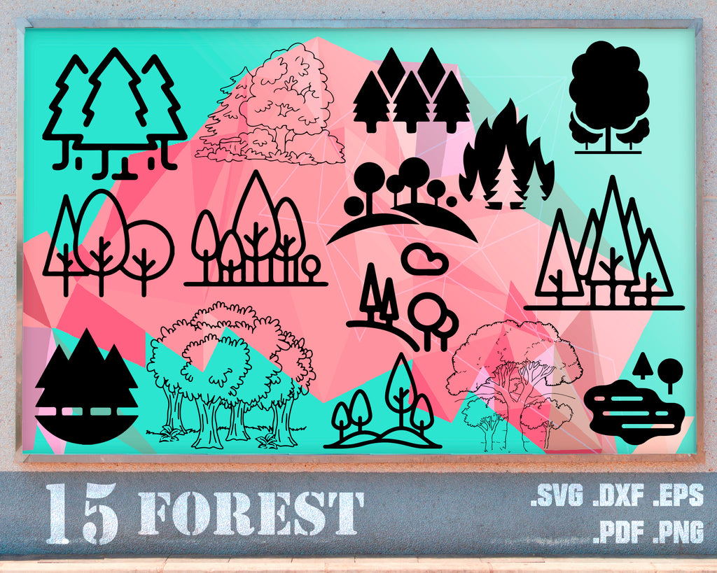 Free Free Camping Trees Svg 356 SVG PNG EPS DXF File