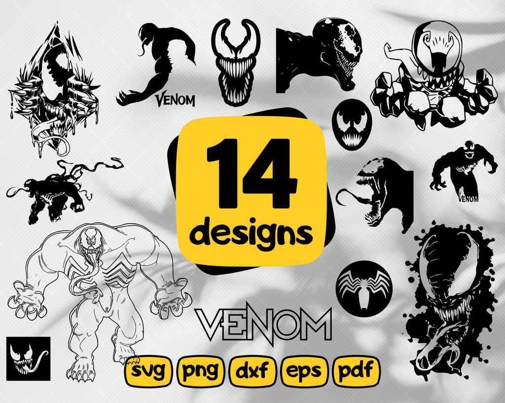 Venom Svg Venom Svg Venom Clip Art Venom Cut File Venom Vector Ve Clipartic
