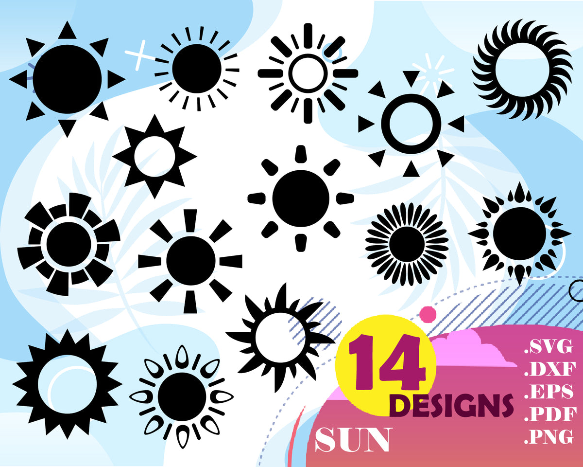 Download Sun svg, Sun clipart, Cute sun svg file, Half Sun SVG, Sun ...
