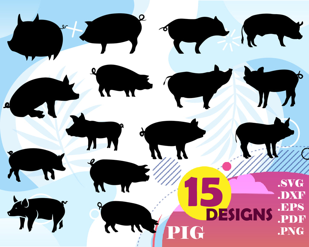 Download Pig Svg Pig Svg Pig Silhouette Svg Pig Clipart Farm Clipart Farm Clipartic