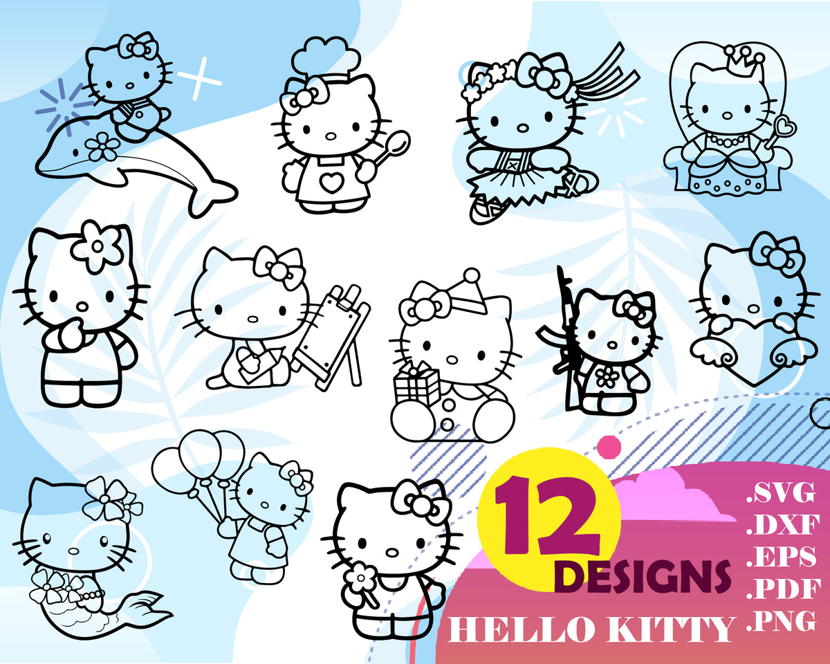 Download Hello kitty svg, Hello Kitty SVG, Kitty Cut File, Kitty ...