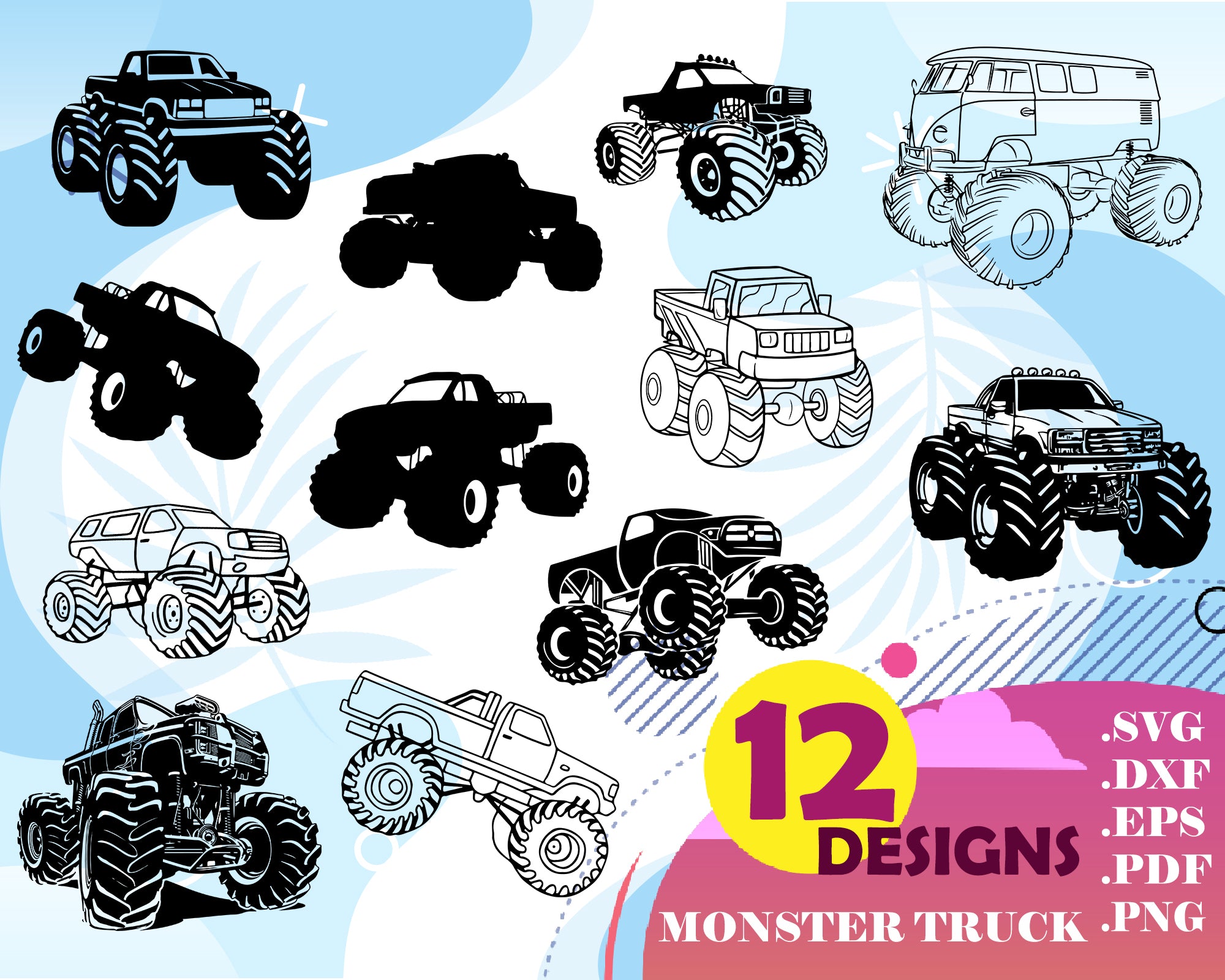 Free Free 217 Monster Truck Svg File Free SVG PNG EPS DXF File