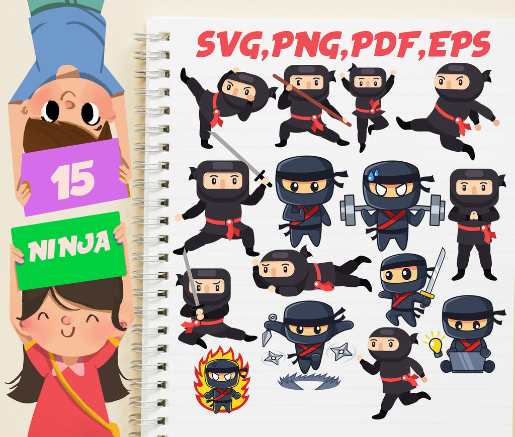 Download Ninja Svg Files For Cricut Ninja Svg Ninja Print File Cute Ninja Files Clipartic