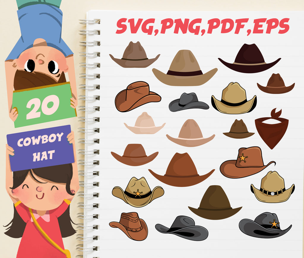 Download Cowboy Hat Svg Bundle Cowboy Hat Svg Cowboy Hat Clipart Cut Files F Clipartic