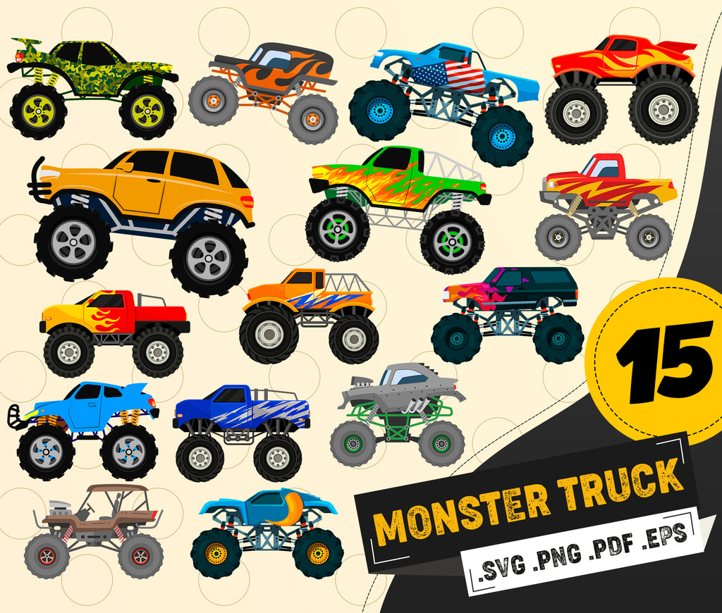 Free Free 341 Vector Monster Truck Svg SVG PNG EPS DXF File