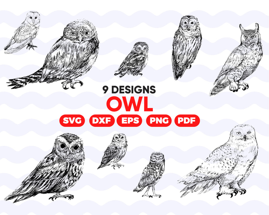 Download Owl Silhouette Svg Owl Clipart Owl Vector Owl Png Owl Dxf Owl Cut Clipartic