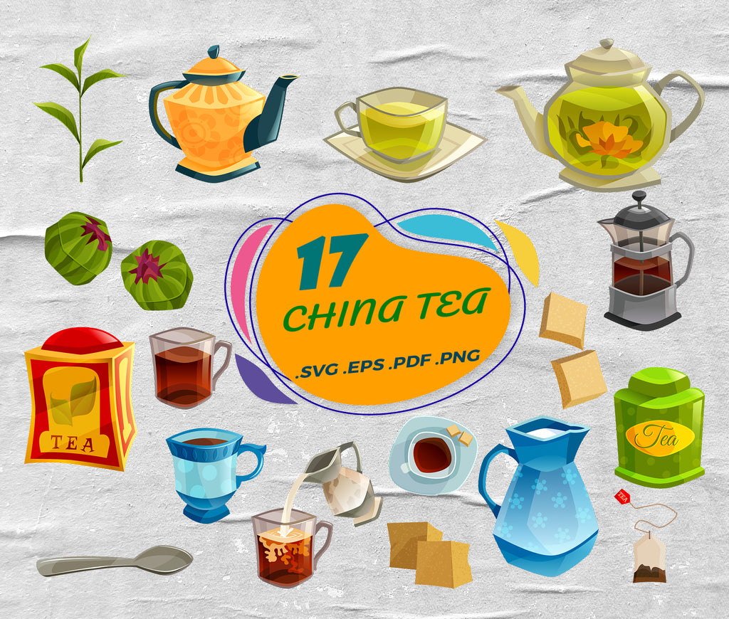 Download China Tea Svg Tea Cup Svg Tea Svg High Tea Svg Tea Cup Clipart Coff Clipartic