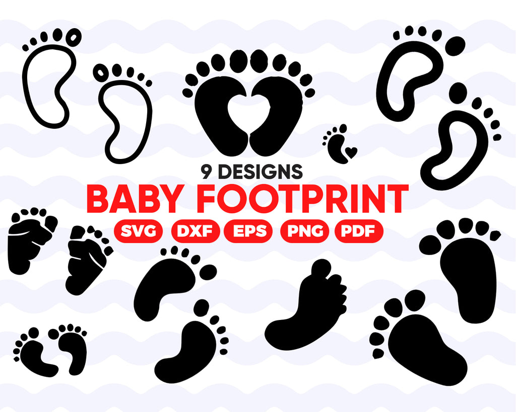 Baby Footprints Svg Baby Foot Svg Baby Footprints Clipart Baby Foot Clipartic