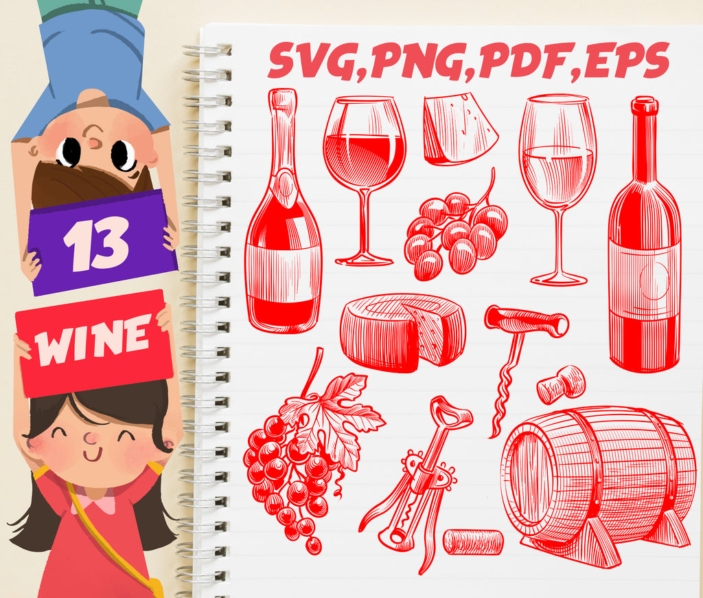 Download Wine Svg Wine Glass Bundle Svg Wine Glass Svg Wine Glass Clipart Drink Clipartic