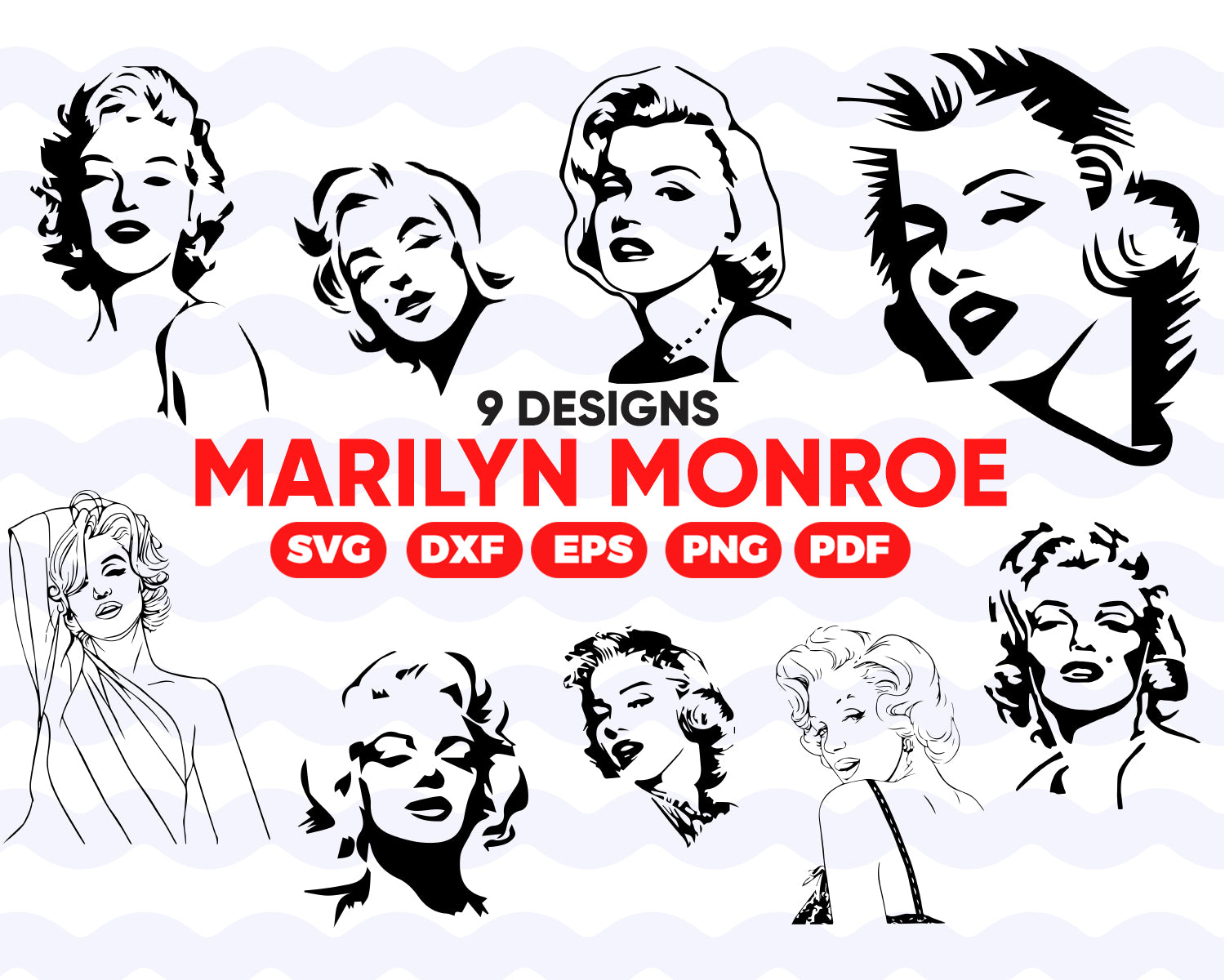 Marilyn Monroe Svg Marilyn Monroe Svg Bundle Marilyn Monroe Cricut Clipartic