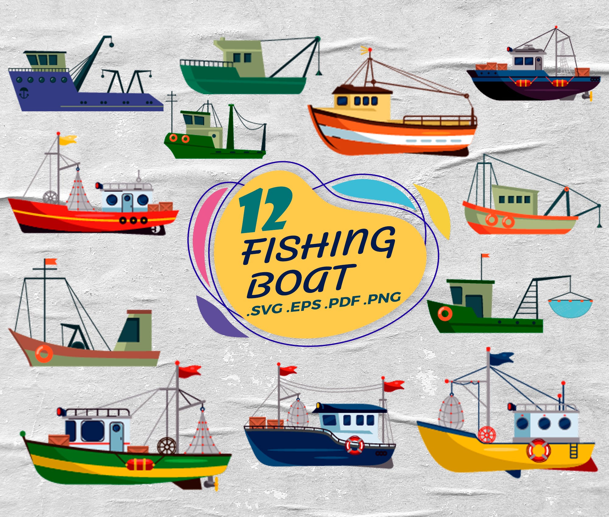 Download Fishing Boat Svg Fishing Boat Clipart Fishing Clip Art Boat Svg Sea Clipartic
