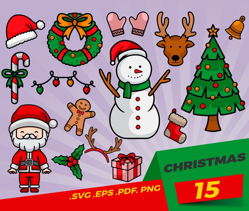 Download Christmas Svg Christmas Svg Christmas Svg Bundle Winter Svg Santa Sv Clipartic