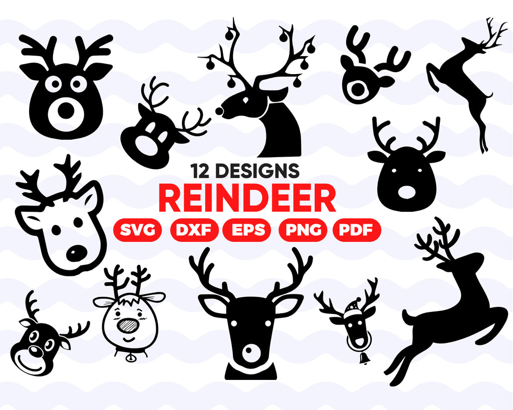 Download Reindeer Svg Santa Svg Cutting Files Animals Christmas Reindeer Sv Clipartic