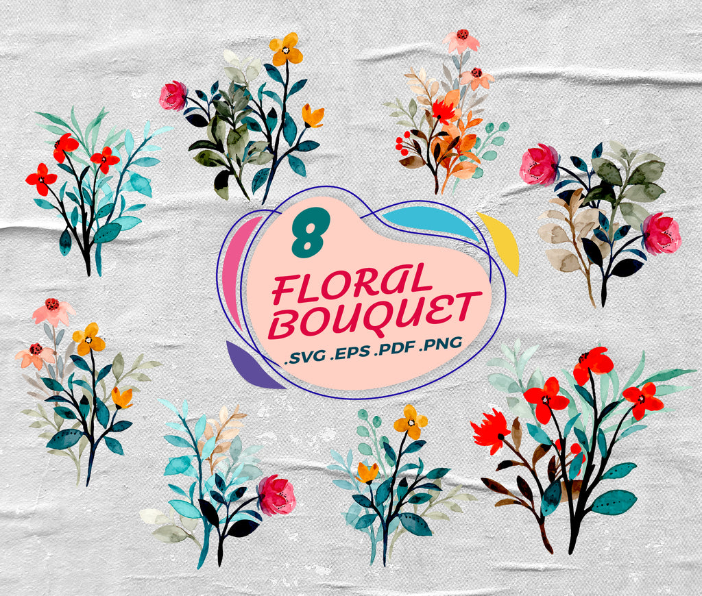 Free Free 238 Flower Svg Bouquet SVG PNG EPS DXF File