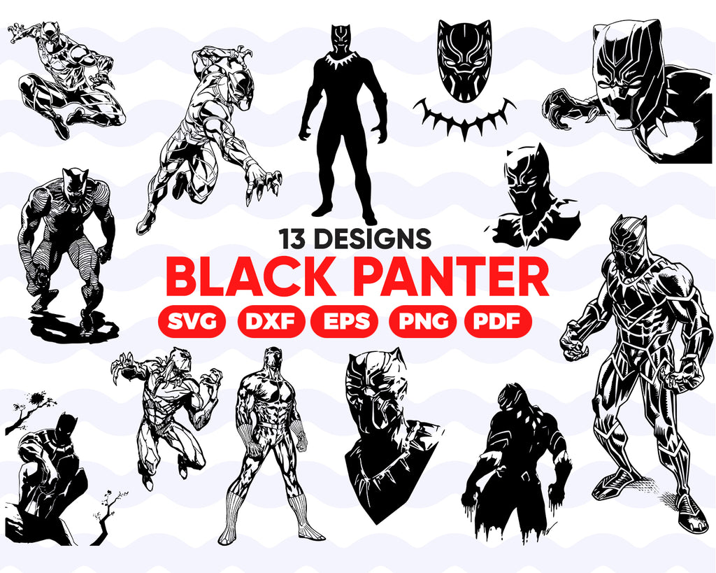 Download Wakanda Cricut Black Panther Svg Black Panther Svg Bundle Png Eps Dxf Pdf Avengers Svg Cut File Black Panther Logo Superhero Svg Clip Art Art Collectibles