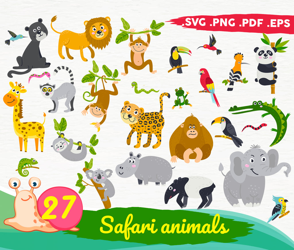 Free Free Baby Safari Animal Svg