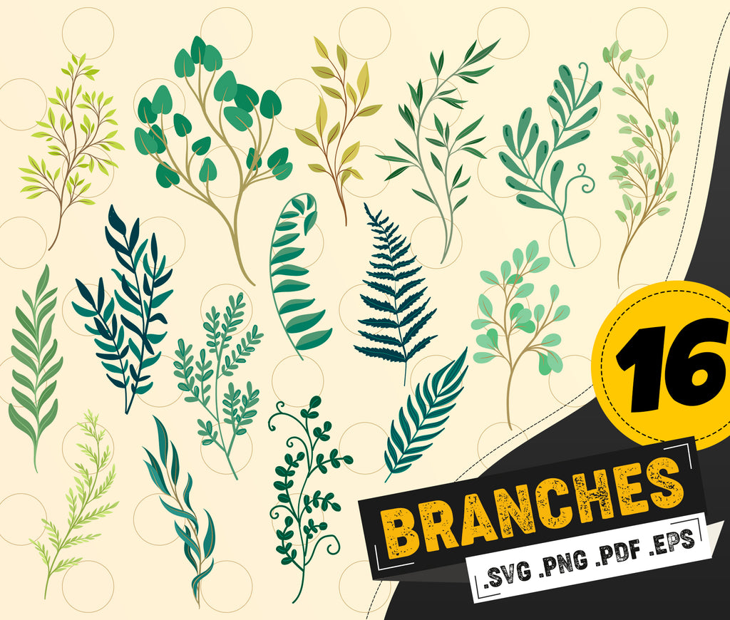 Free Free 194 Silhouette Flower Leaves Svg SVG PNG EPS DXF File