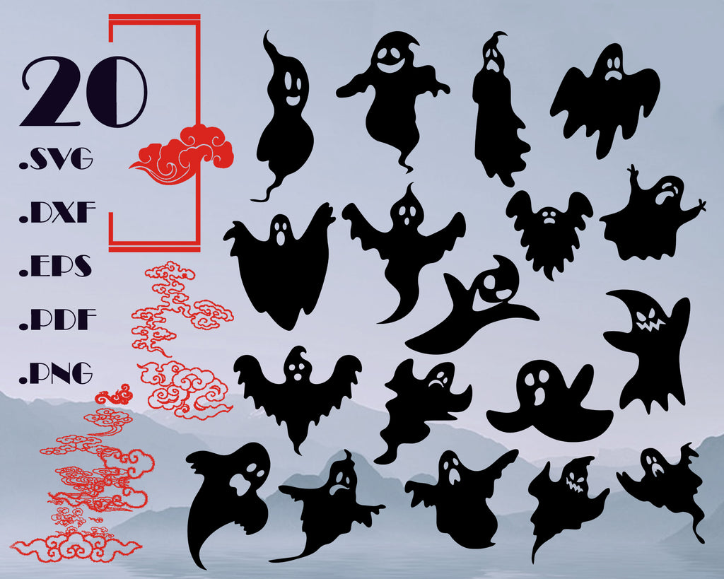 Download Ghost svg, Ghosts SVG - Halloween SVG - Ghosts Clipart ...