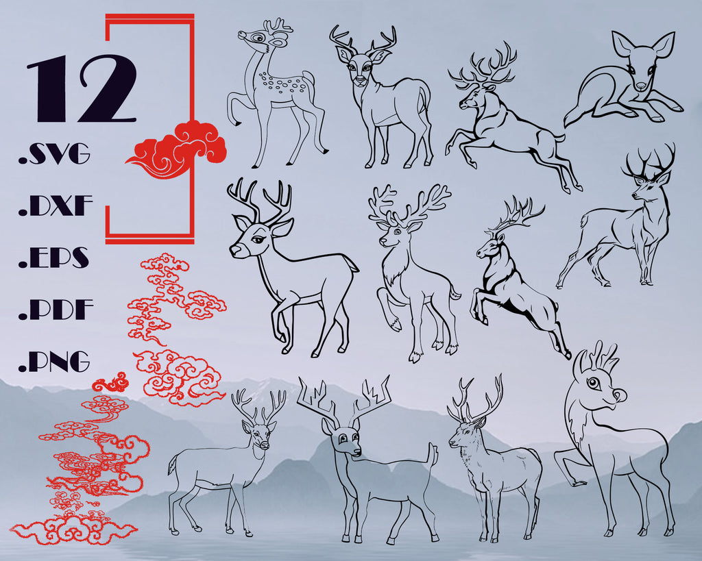 Download Deer Svg Deer Svg Deer Head Svg Deer Clipart Deer Head Clipart Clipartic