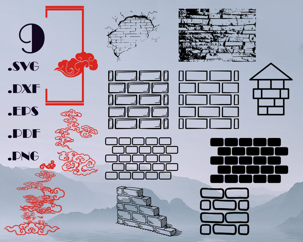 Download Brick Wall Svg Wall Svg Silhouette Clipart Cuttable Design Svg Png Clipartic