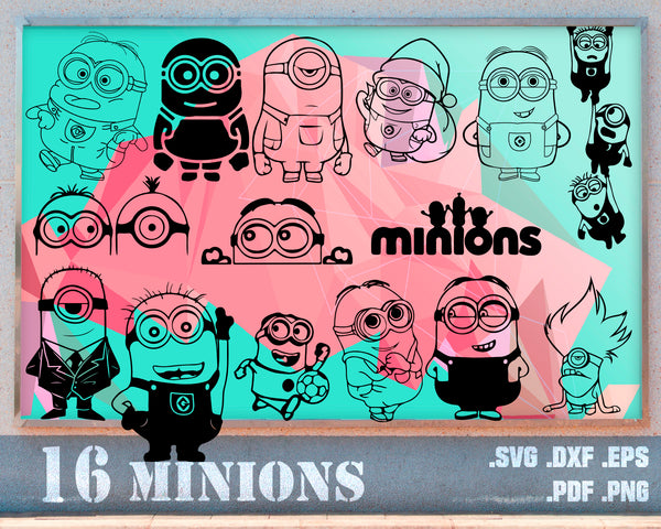 Download MINIONS SVG, minion svg, despicable me svg, minion party ...