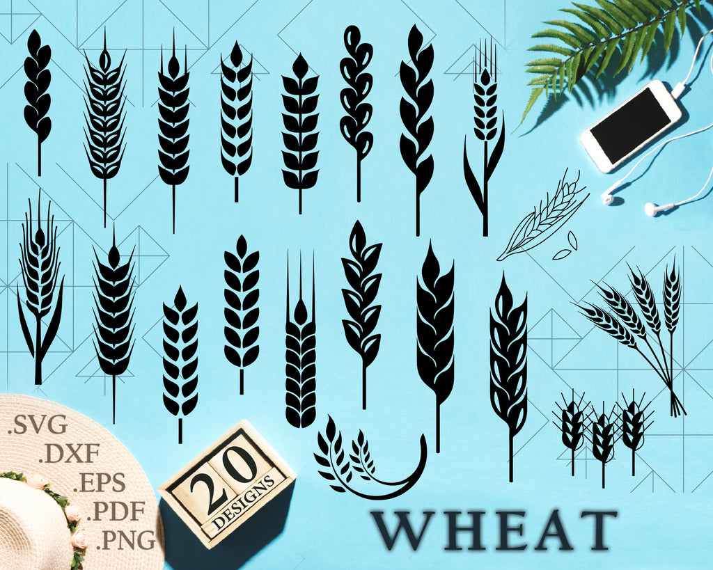 Download Wheat Svg Bundle Wheat Cricut Wheat Silhouette Wheat Vector Gr Clipartic