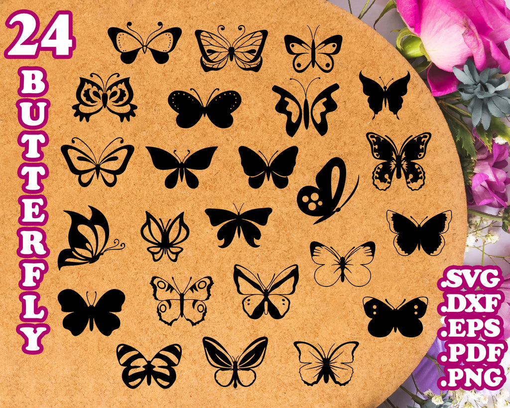 Butterfly Svg Butterfly Svg For Cricut Silhouette Butterfly Silhou Clipartic