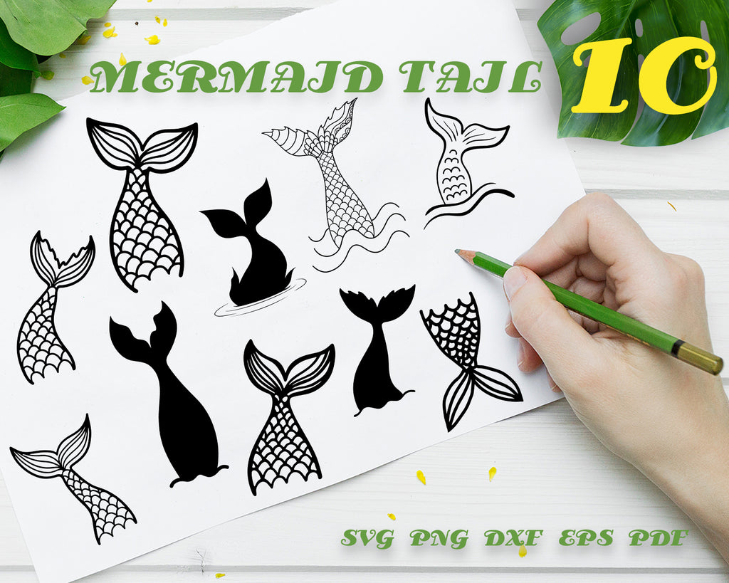 Free Free 112 Clipart Mermaid Tail Svg SVG PNG EPS DXF File