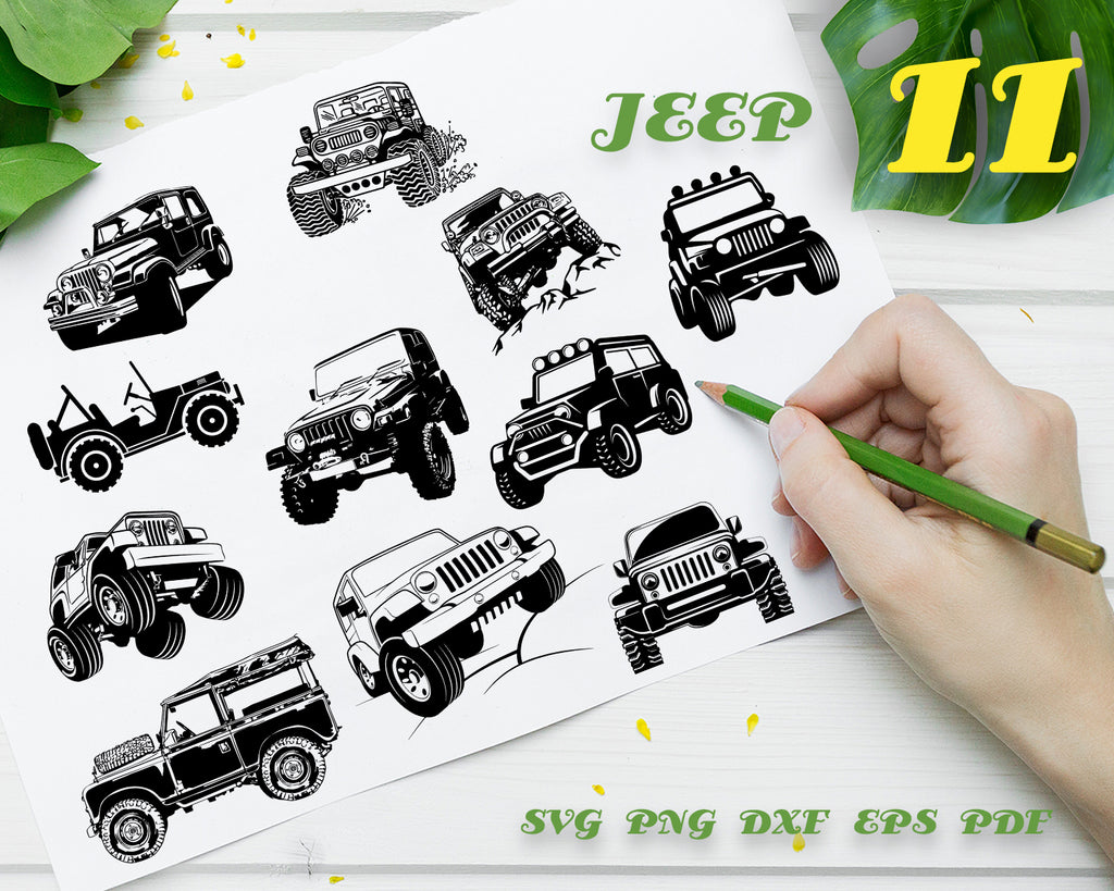 Download Jeep Svg Wrangler Off Road Silhouette Svg Graphics Transport Il Clipartic