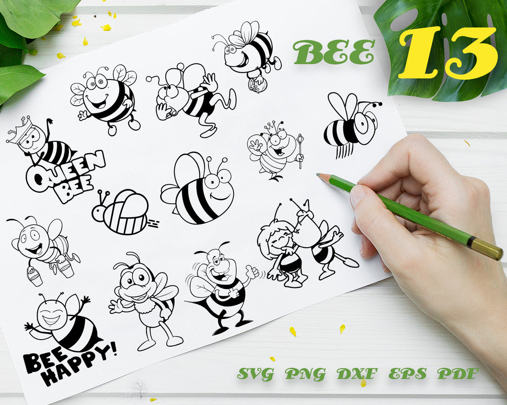 Download Bee Svg Bee Bundle Svg Bee Silhouette Bundle Bee Svg Bee Clipart Clipartic