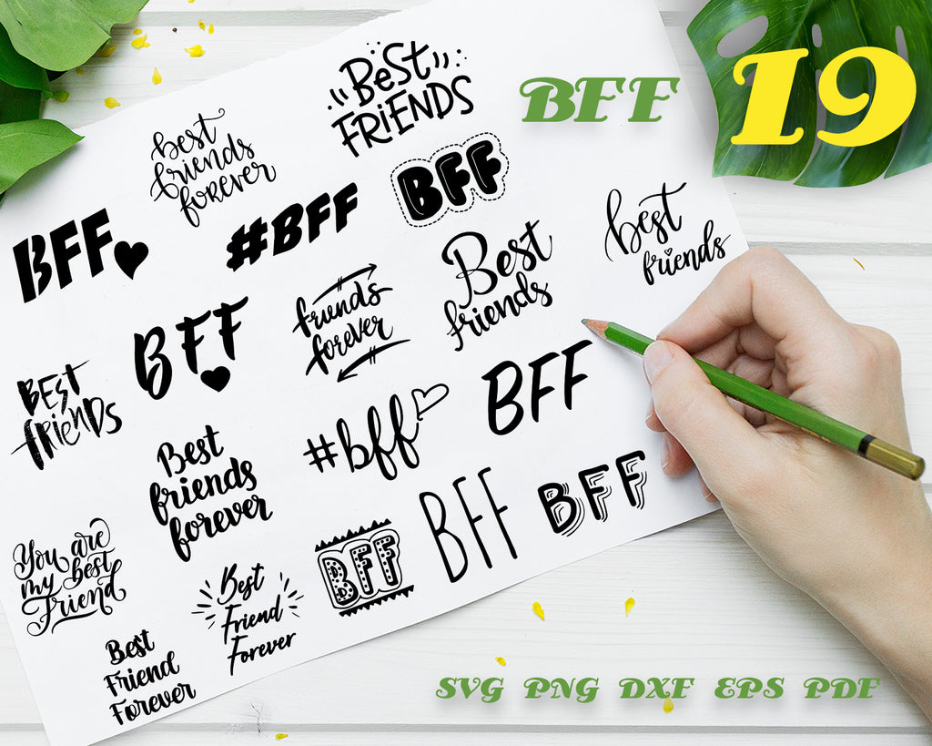 Free Free 296 Best Friends Svg Bundle SVG PNG EPS DXF File