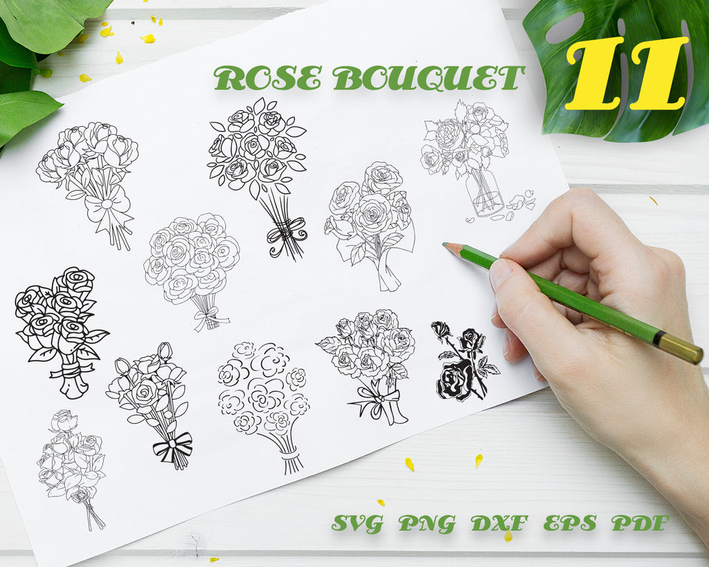 Free Free 215 Flower Bouquet Svg SVG PNG EPS DXF File