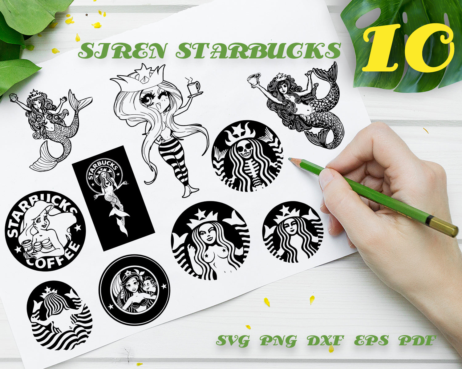 Free Free 336 Starbucks Mermaid Svg Free SVG PNG EPS DXF File